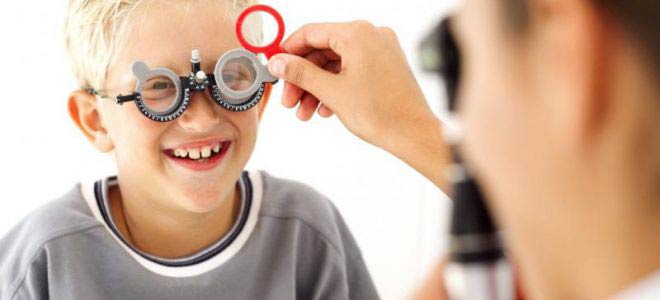 проверка зрения у детей