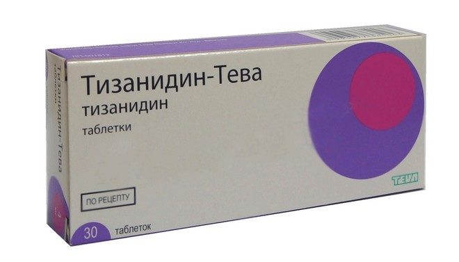 Таблетки тизанидин
