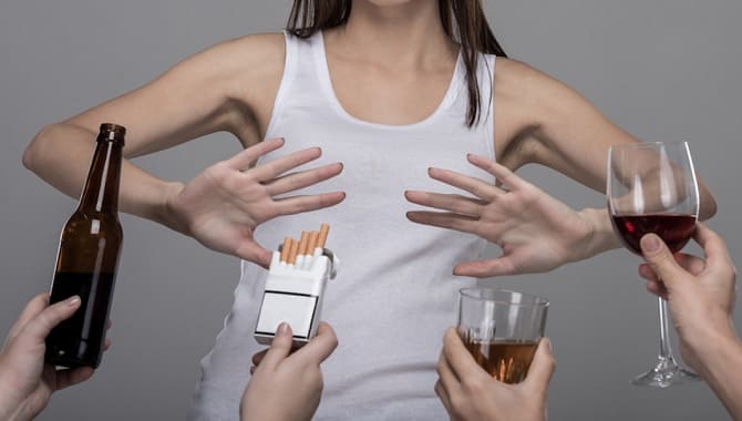 Отказ от алкоголя и табака