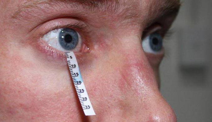 диагностика сухого глаза