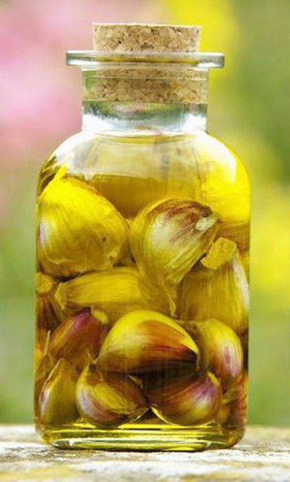 Настойка оливкового масла и чеснока